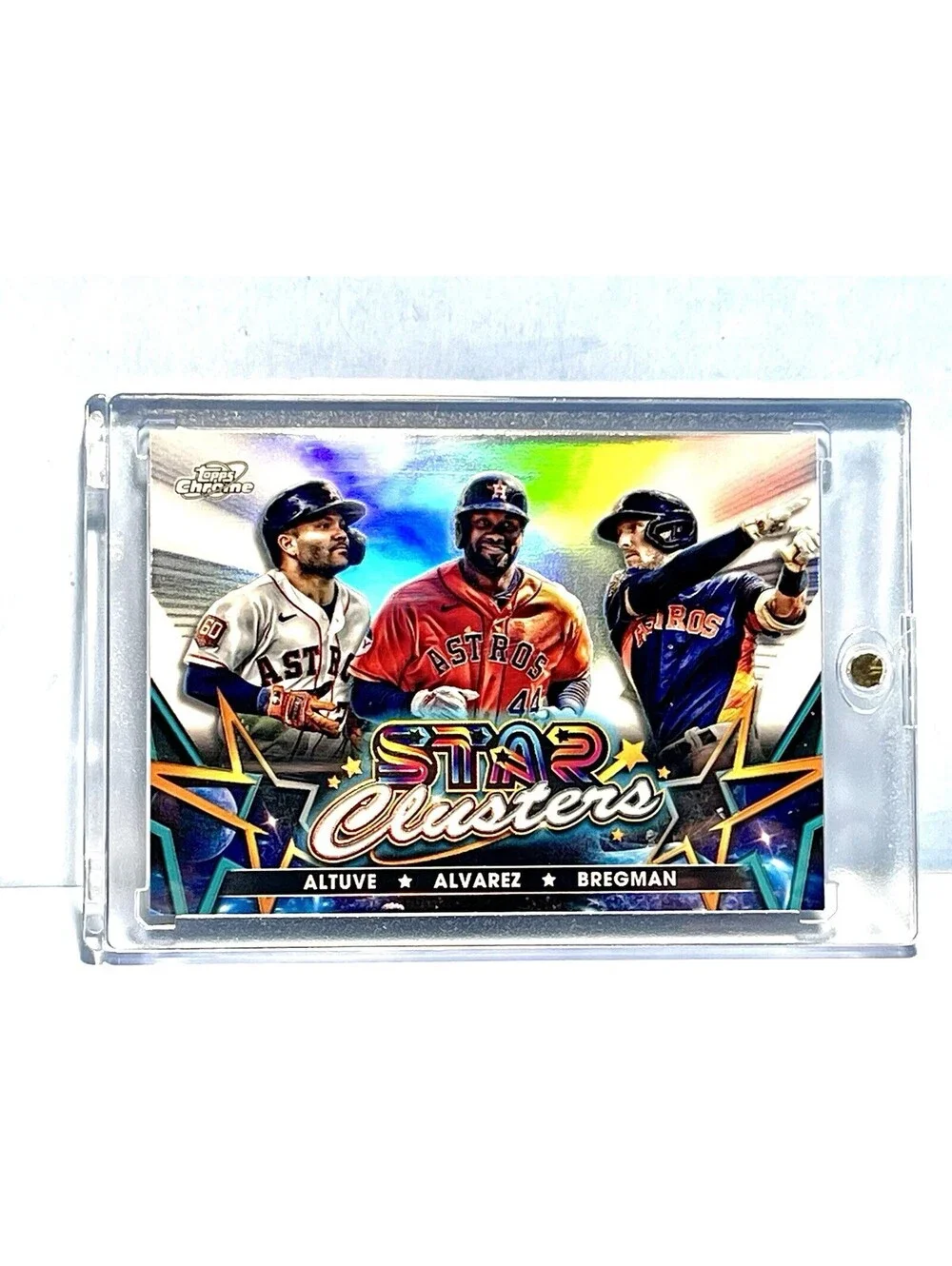 Astros Altuva, Alvarez, Bregman REFRACTOR INVESTMENT CARD SSP TOPPS